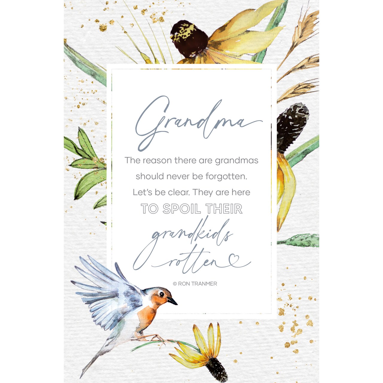 Dexsa Grandma's Prayer Inspirational Wood Plaque 6 inches x 9 inches